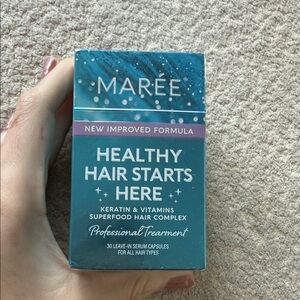 Healthy Hair Starts Here - Teal Leave-In Serum Capsules